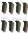 Subotech BG1510A Parts-WLS033 Countersunk head screws(8pcs)-M1.4X6,Subotech BG1510A RC Car Spare parts Accessories,1:24 4WD BG1510A RC Racing Car parts,High Speed Drifting Buggy Parts