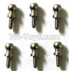 FQ777 HOPPER 9012 spare Parts-53 WZS021 2X5 Ball head screws(6pcs),FQ777 HOPPER 9012 RC Car Spare parts Accessories,1:24 9012 RC Racing Car parts,High Speed Drifting Buggy Parts