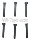 FQ777 HOPPER 9012 spare Parts-60 WLS030 Half tooth screws(6pcs)-2.3X11.2,FQ777 HOPPER 9012 RC Car Spare parts Accessories,1:24 9012 RC Racing Car parts,High Speed Drifting Buggy Parts
