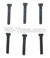 FQ777 HOPPER 9012 spare Parts-61 WLS031 Half tooth screws(6pcs)-2.3X13.5,FQ777 HOPPER 9012 RC Car Spare parts Accessories,1:24 9012 RC Racing Car parts,High Speed Drifting Buggy Parts