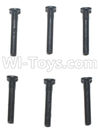 Subotech BG1510D WLS030 Half tooth screws(6pcs)-2.3X11.2,Subotech BG1510D RC Car Spare parts Accessories,1:24 4WD BG1510D RC Racing Car parts,High Speed Drifting Buggy Parts