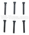 Subotech BG1510D WLS031 Half tooth screws(6pcs)-2.3X13.5,Subotech BG1510D RC Car Spare parts Accessories,1:24 4WD BG1510D RC Racing Car parts,High Speed Drifting Buggy Parts