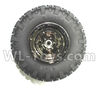 Subotch BG1515 Parts-17-02 CJ0036 Whole Wheel Assembly(1 set)-Include the Tire Lether,Wheel Hub,Subotech BG1515 RC Car Spare parts Accessories,1:12 4WD BG1515 RC Racing Car parts,High Speed Drifting Buggy Parts