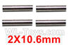 Subotch BG1515 Parts-96-14 WTZ020 Bone cup connecting shaft-2X10.6mm(4pcs),Subotech BG1515 RC Car Spare parts Accessories,1:12 4WD BG1515 RC Racing Car parts,High Speed Drifting Buggy Parts