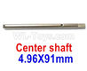 Subotech BG1520 Center shaft - 4.96X91mm-WTZ039