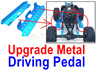 Subotech BG1520 Upgrade Driving pedal. Total 2pcs. Blue Color.