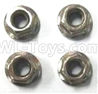 Subotech BG1521 M4 Flange damping locknut(4pcs)-WLM001