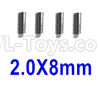 Subotech BG1521 optical axis(4pcs)-2X8mm-WTZ034