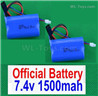 Subotech BG1525 Battery Packs, 2S 7.4V 1500mah Lipo Battery. DZDC01