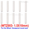 Subotech BG1525 WTZ003 Positioning pin,Axis Pin. 1.5X10mm-10pcs