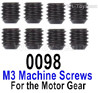 Subotech BG1525 M3X4mm Set Screws,Machine Screws. WLS017.