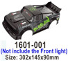 UDIRC Breaker 1601 Body shell Cover. Version 1 Color.1601-001.Not include the Front Light-302X45X90mm