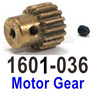 UDIRC Breaker 1601 Motor gear with M3 Set screws-1601-036-Can be use for the Brush and Brushless motor