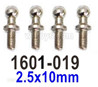 UDIRC Breaker 1601 Ball head screws-1601-019-2.5x10mm-4pcs