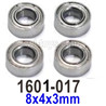 UDIRC Breaker 1601 Ball Bearings-1601-017-8x4x3mm-4pcs
