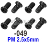 UDIRC Breaker 1601 Screws.1601-049.PM 2.5x5mm.Total 8pcs