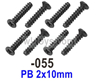 UDIRC Breaker 1601 Screws.1601-055.PB 2x10mm.Total 8pcs