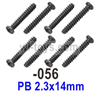 UDIRC Breaker 1601 Screws.1601-056.PB 2.3x14mm. Total 8pcs