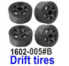 UDIRC 1602 Panther Drift tires-1602-005#B-4 Set
