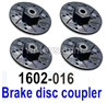 UDIRC 1602 Panther Brake disc coupler-1602-016-4 Set