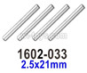 UDIRC 1602 Panther Optical axis-1602-033-2.5x21mm-4pcs