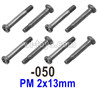 UDIRC 1602 Panther Step Screws.1602-050.PM 2x13mm. Total 8pcs