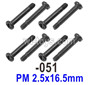 UDIRC 1602 Panther Step screws.1602-051.PM 2.5x16.5mm.Total 8pcs