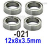 UDIRC 1608 Ball Bearings.1601-021.12x8x3.5mm.Total 4pcs. UDI 1608 1/16 Rally Car Accessories.