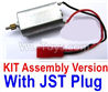 WPL B-36 B36 URAL-4360 Spare Parts-03-02 180 Main motor with JTS Plug and Wire(1pcs)-For KIT Assembly Version,WPL B-36 B36 RC Car Parts,WPL Parts,WPL B-36 B36 RC Military Truck Spare parts Accessories,WPL 6X6 1:16 Off-road Truck Parts