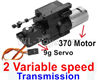 WPL B-36 B36 URAL-4360 Spare Parts-04-01 2 Variable speed Gear box,two speed transmit gearbox(With 370 Motor and 9g Servo),WPL B-36 B36 RC Car Parts,WPL Parts,WPL B-36 B36 RC Military Truck Spare parts Accessories,WPL 6X6 1:16 Off-road Truck Parts