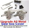 WPL B-36 B36 URAL-4360 Spare Parts-04-04 Upgrade All Metal Gear box cover(with Steel Gear,shaft,bearing,Metal Cover)-Not include the Motor,WPL B-36 B36 RC Car Parts,WPL Parts,WPL B-36 B36 RC Military Truck Spare parts Accessories,WPL 6X6 1:16 Off-road Truck Parts