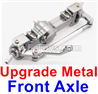 WPL B-36 B36 URAL-4360 Spare Parts-06-02 Upgrade Metal Front axle-Silver color,WPL B-36 B36 RC Car Parts,WPL Parts,WPL B-36 B36 RC Military Truck Spare parts Accessories,WPL 6X6 1:16 Off-road Truck Parts