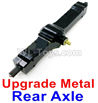 WPL B-36 B36 URAL-4360 Spare Parts-06-08 Upgrade Metal Rear axle-Black color,WPL B-36 B36 RC Car Parts,WPL Parts,WPL B-36 B36 RC Military Truck Spare parts Accessories,WPL 6X6 1:16 Off-road Truck Parts