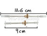WPL B-36 B36 URAL-4360 Spare Parts-08-02 Upgrade Front and rear axle shaft with copper teeth, Upgrade metal tooth straight shaft,WPL B-36 B36 RC Car Parts,WPL Parts,WPL B-36 B36 RC Military Truck Spare parts Accessories,WPL 6X6 1:16 Off-road Truck Parts
