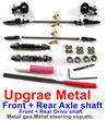WPL B-36 B36 URAL-4360 Spare Parts-08-09 Upgrade Metal gear,Upgrade Metal steering cup and Upgrade Metal drive shaft,WPL B-36 B36 RC Car Parts,WPL Parts,WPL B-36 B36 RC Military Truck Spare parts Accessories,WPL 6X6 1:16 Off-road Truck Parts