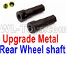 WPL B-36 B36 URAL-4360 Spare Parts-08-18 Upgrade Metal Rear Wheel shaft(2pcs),WPL B-36 B36 RC Car Parts,WPL Parts,WPL B-36 B36 RC Military Truck Spare parts Accessories,WPL 6X6 1:16 Off-road Truck Parts