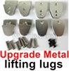 WPL B-36 B36 URAL-4360 Spare Parts-11-04 Upgrade All metal lifting lugs(8pcs), upgrade metal parts For 4 or 6 Drive Miltary truck,WPL B-36 B36 RC Car Parts,WPL Parts,WPL B-36 B36 RC Military Truck Spare parts Accessories,WPL 6X6 1:16 Off-road Truck Parts