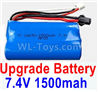 WPL B-36 B36 URAL-4360 Spare Parts-14-02 Upgrade 7.4V 1500mah 15C Battery(1pcs)-Size-65X38X18mm-Weight-about 88g,WPL B-36 B36 RC Car Parts,WPL Parts,WPL B-36 B36 RC Military Truck Spare parts Accessories,WPL 6X6 1:16 Off-road Truck Parts