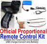 WPL B-36 B36 URAL-4360 Spare Parts-14-15 Official Proportional Remote Control Kit(Include the Transmitter,Circuit board,USB Charger,Convert wire,500mah Battery),WPL B-36 B36 RC Car Parts,WPL Parts,WPL B-36 B36 RC Military Truck Spare parts Accessories,WPL 6X6 1:16 Off-road Truck Parts