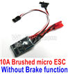 WPL B-36 B36 URAL-4360 Spare Parts-16-04 10ABrushed micro ESC-Without Brake function Version,WPL B-36 B36 RC Car Parts,WPL Parts,WPL B-36 B36 RC Military Truck Spare parts Accessories,WPL 6X6 1:16 Off-road Truck Parts