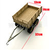 WPL B-36 B36 URAL-4360 Spare Parts-22-02 Original self-loading 4 wheel trailer accessories-For DIY Parts-Yellow-32X13X14cm,WPL B-36 B36 RC Car Parts,WPL Parts,WPL B-36 B36 RC Military Truck Spare parts Accessories,WPL 6X6 1:16 Off-road Truck Parts