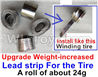 WPL B14 B-14 4X4 Truck Parts Upgrade Weight-increased Lead strip For the Tire-One roll about 24g-(Total 4 Roll).