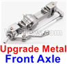 WPL B14 B-14 4X4 Truck Parts Upgrade Metal Front axle-Silver color.