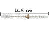 WPL B14 B-14 4X4 Truck Parts Front axle shaft with copper teeth.