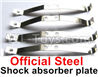 WPL B14 B-14 4X4 Truck Parts Official Steel shock absorber plate,Leaf spring shock absorber(4pcs).