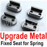 WPL B14 B-14 4X4 Truck Parts Upgrade Steel plate fixing seat,Spring holder-For Six-drive military truck.