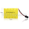WPL B14 B-14 4X4 Truck Parts Official 6V 700MAH Battery(1pcs)-7.2X5CM.