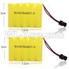 WPL B14 B-14 4X4 Truck Parts Official 6V 700MAH Battery(2pcs)-7.2X5CM.
