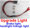 WPL B14 B-14 4X4 Truck Parts Brake light, headlight linkage light(You need buy the ESC with Brake function).