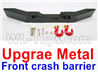 WPL B16 B-16 Parts-20-02 Upgrade Metal Front crash barrier-Black.